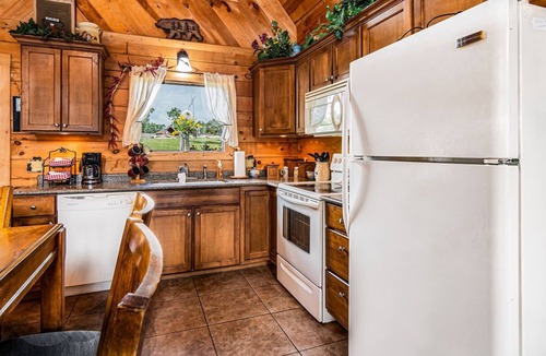 Branson Cedars Cabin | Traditional Log Cabin Near Big Cedar, PVT Fire Pit, Hot Tub, Scenic Woods, Trails End, Free Tickets!