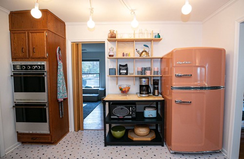 White Stone House | Waterfront, Private Beach, Mid Century Style