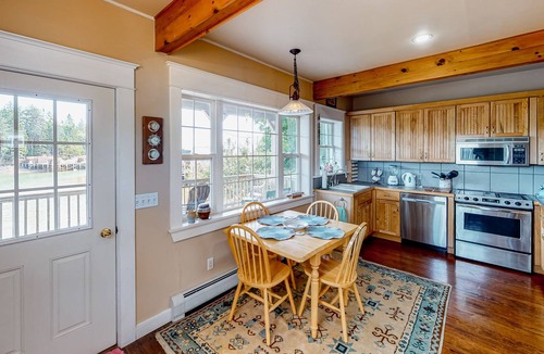 Jonesport House | Waterfront retreat with 2 decks, private wharf, grill, & W/D - dog-friendly