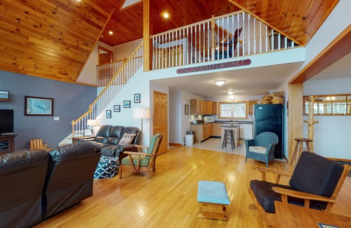 Moultonborough House | Winnipesaukee Lake Home for 12 with Large Sand Beach