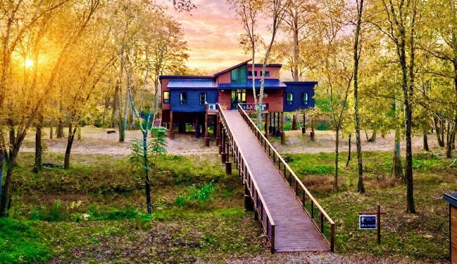 All is Found Riverfront Cabin with Sauna