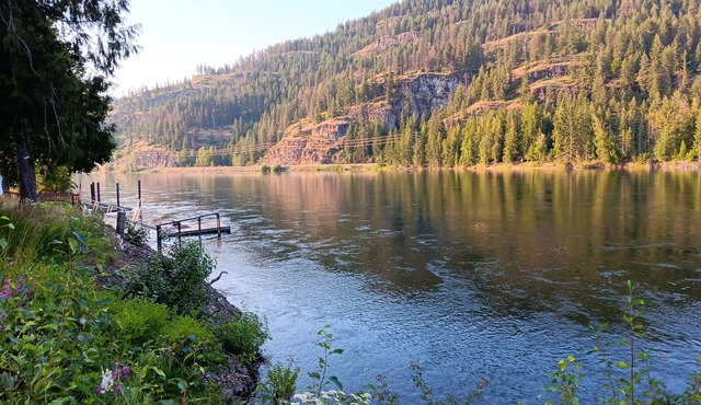 Beautiful Clark Fork Riverside RV site