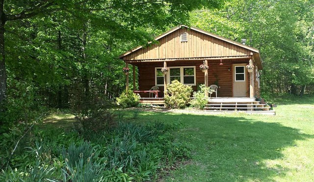 Charming Cabin Rental with Private Front Deck near Bangor, Maine
