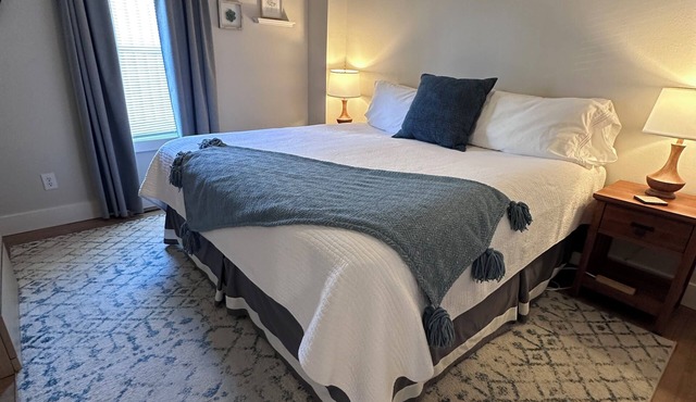 Cozy 2-bedroom 1st Floor condo in charming Elkins with King Bed and Laundry
