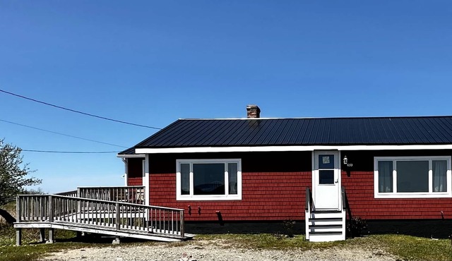 Cozy ranch home situated off the main road overlooking Moosabec Reach.