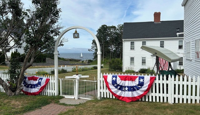 Historic site with private rock beach and view of Perkins Cove Ocean Entrance