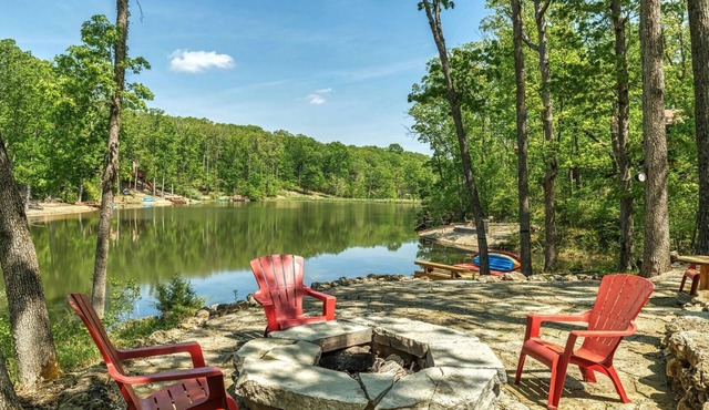 Lakefront A-Frame with Private Dock