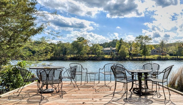Lakefront A-Frame with Private Dock