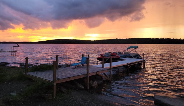 Lakefront cottage on beautiful Sebec Lake, only 10 minutes from town!