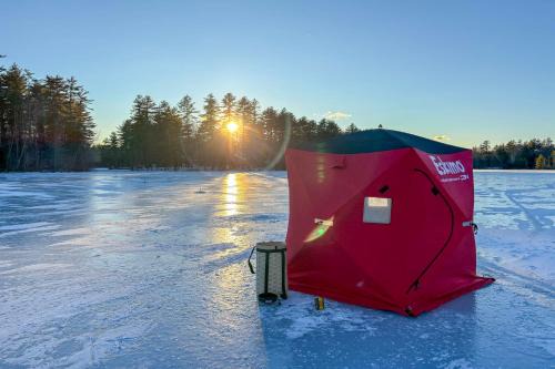 Maine Lakefront Escape: Dock, Watercraft, Fire Pit
