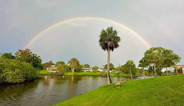 Manatee Landing ~ Art District Waterfront 3/2 In Eau Gallie at Melbourne, FL