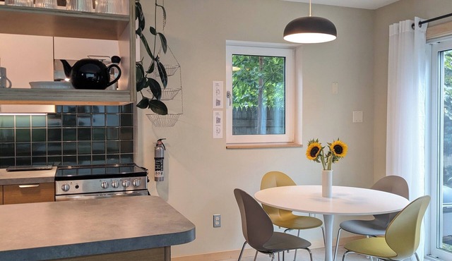 Modern Guest House + garden patio on Munjoy Hill