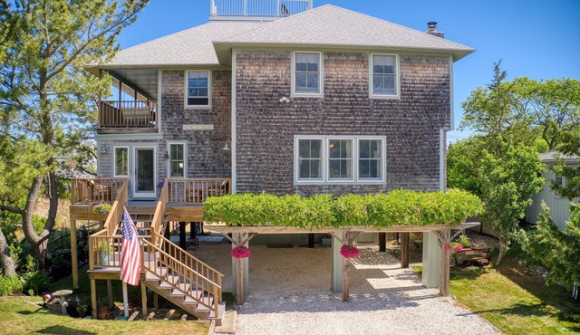 Plum Island Beach House with Privacy, Space, Water Views and Easy Beach Access!