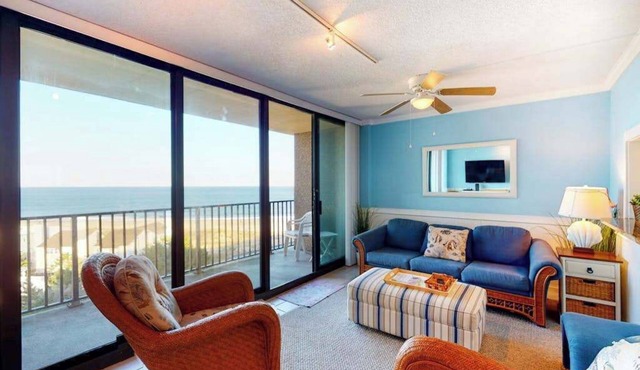 Sea Colony 7th floor condo w/free WiFi, shared tennis court - ocean view