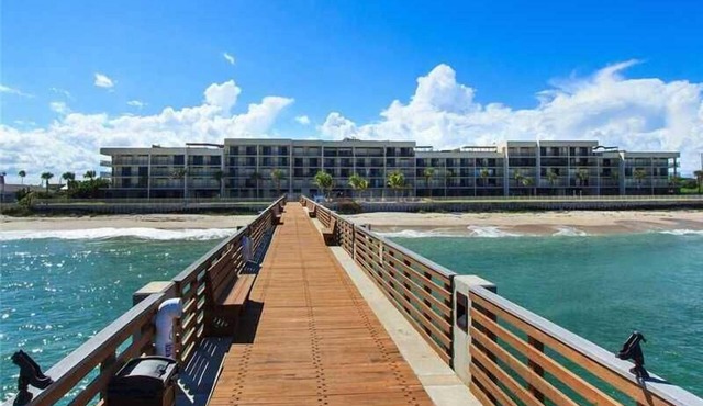 SEASON 2027 AVAILABLE Renovated Beachfront Condo-Heart of Vero! Oceanfront pier
