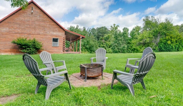 Secluded Harrison Retreat w Fire Pit & Deck