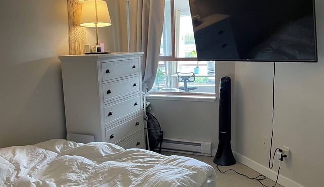 Shared space with owner, steps from the seawall with your own private washroom