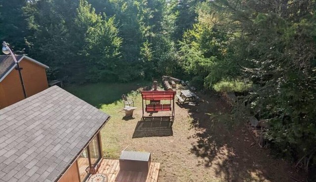 Small cottage by the river