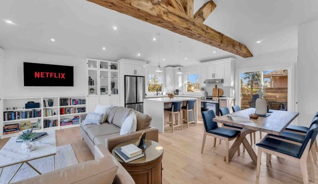Spacious Elegance: Two Living Spaces in One Home