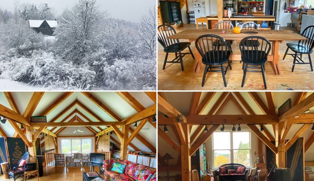 Stunning Post and Beam Art Studio/House