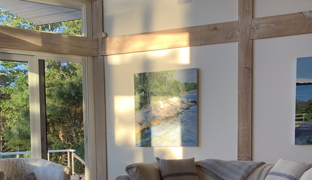 Stunning Waterfront Home in Spruce Point, Boothbay - Sleeps 12By land or sea!
