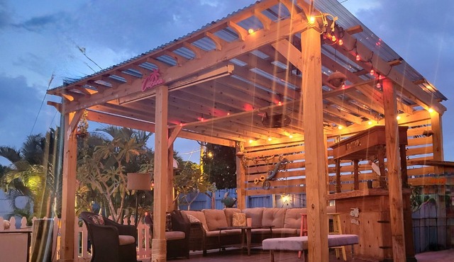 The Driftwood Oasis Travel Trailer