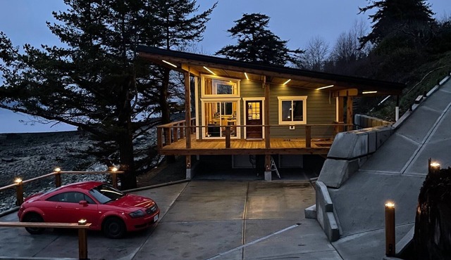 This oceanfront cabin is a perfect place to relax and recharge