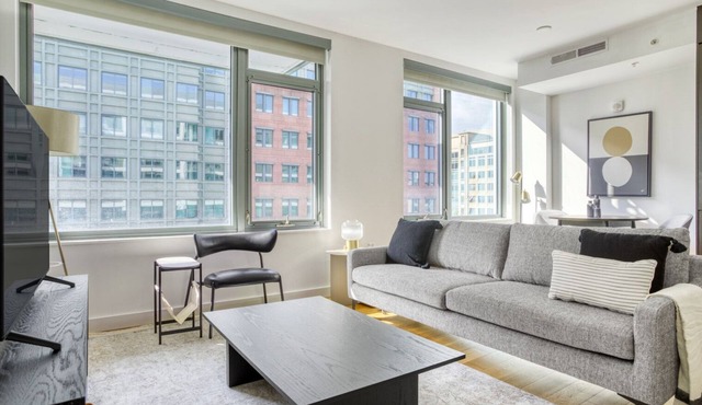 Trendy Navy Yard 1BR w/Gym & W/D, steps from Nats Park, by Blueground