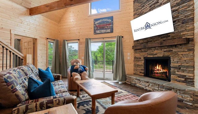True Log Cabin Near Thunder Ridge & Big Cedar Pvt Hot Tub Free Attraction Tickets Bonus Loft