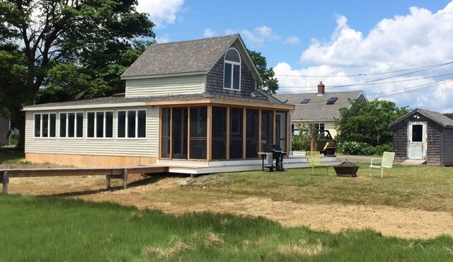 Waterfront Cottage has Private Dock On Parker River, Newbury, [near Plum Island]