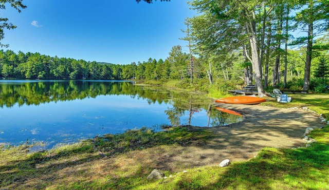 Waterfront Escape w/Beach Access in Bridgton