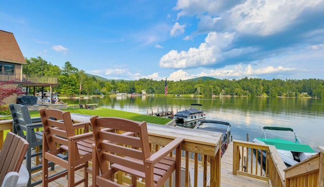 Waterfront Haven Bi-level Lakefront Deck/game Cntr