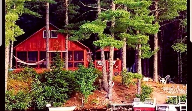 Waterfront Traditional Maine Camp